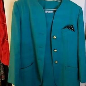 Teal suit